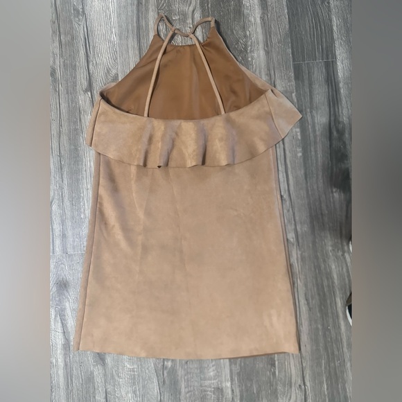 Chelsea & Violet Tan Backless Dress - Picture 3 of 7